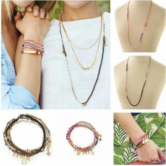 Stella & Dot Jewelry - Stella & Dot | Dainty Gold Bracelet Reina Necklace/Bracelet - Natural